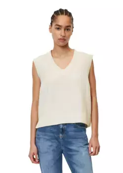 Marc O'Polo ДЕНИМ-свитер с V-образным вырезом "из чистого органического хлопка" Marc O'Polo Denim, белый