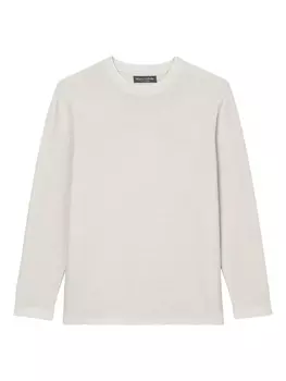 Marc O'Polo фактурный топ с длинными рукавами, серый