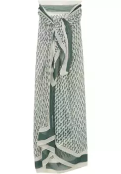 Marc O'Polo Pareo можно носить как пляжное полотенце или пляжное платье, зеленый