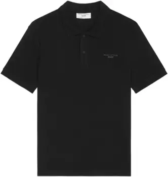 Marc O'Polo рубашка-поло из ДЕНИМа Marc O'Polo Denim, черный