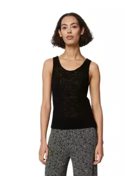 Marc O'Polo вязаный свитер "из ленточной пряжи", черный