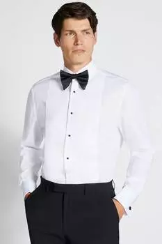 Marcella белое платье стандартного кроя с нагрудниками MOSS, белый