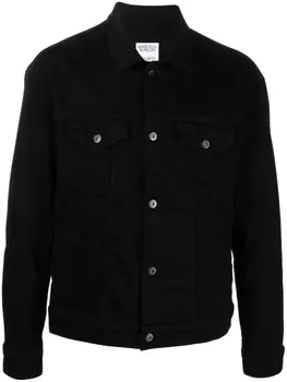 Marcelo Burlon County of Milan джинсовая куртка с логотипом, черный