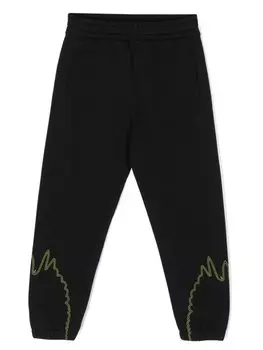 Marcelo Burlon County Of Milan спортивные брюки Stitch Wings, черный
