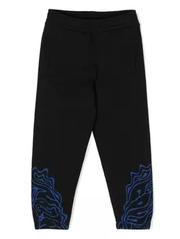 Marcelo Burlon County Of Milan спортивные брюки Fluid Wings, черный