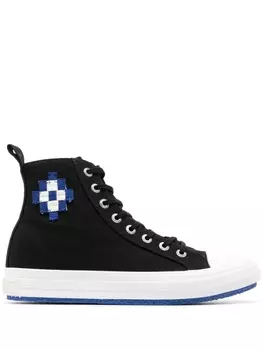 Marcelo Burlon County of Milan высокие кеды на шнуровке, черный