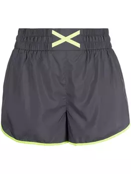 Marchesa Notte шорты Althea с завышенной талией, серый