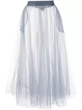 Marchesa юбка Anne, синий