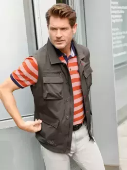 Marco Donati короткий жилет, цвет Grafit