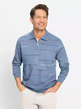 Marco Donati рубашка-поло с длинными рукавами "Рубашка-поло с длинными рукавами", синий