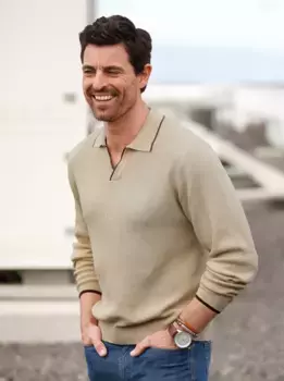 Marco Donati рубашка с длинными рукавами "вязаная рубашка", цвет Sand-Meliert