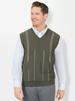 Marco Donati свитер-жилет "жилет-свитер", хаки