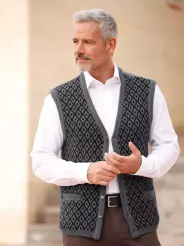 Marco Donati вязаный жилет, антрацит