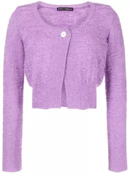 Marco Rambaldi трикотажный кардиган, фиолетовый