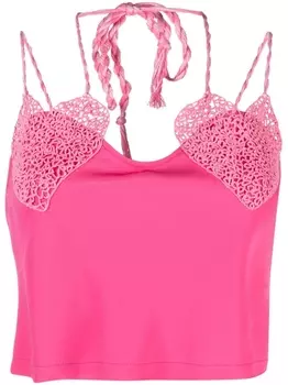 Marco Rambaldi укороченный топ, розовый