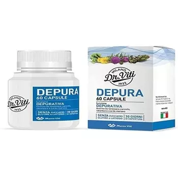 Marco Viti Depura Детокс и антиоксидантная добавка, 60 капсул