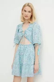 МАРГОТ хлопковое платье Pepe Jeans, синий