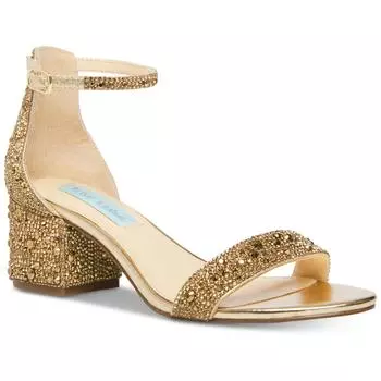 Mari женские туфли на каблуках до щиколотки Betsey Johnson, золотой