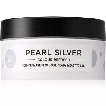 Maria Nila Color Refresh Pearl Silver нежная питательная маска без стойких красящих пигментов держится 4 - 10 стирок 0,20 100 мл