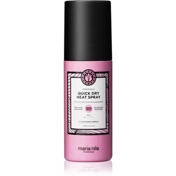 Maria Nila Style & Finish Quick Dry Heat Spray, термозащитный спрей, используемый при использовании выпрямителя и щипцов для завивки, 150 мл Inna Marka