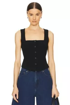 Марианский жилет Rag & Bone, черный