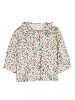 Mariella Ferrari блузка с цветочным принтом, белый