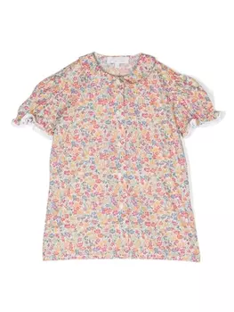 Mariella Ferrari блузка с цветочным принтом, оранжевый