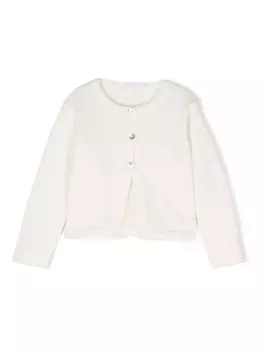 Mariella Ferrari кардиган тонкой вязки, белый