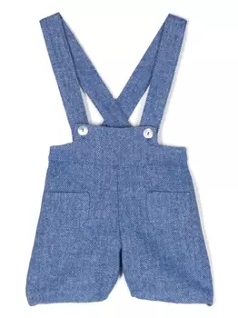 Mariella Ferrari комбинезон с узором в елочку, синий