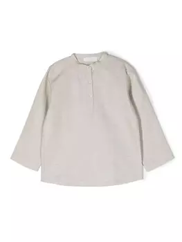 Mariella Ferrari льняная рубашка, нейтральный цвет