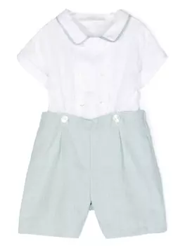 Mariella Ferrari льняной комплект из топа и шортов, белый