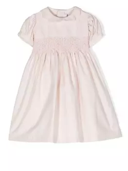 Mariella Ferrari платье миди с вышивкой, розовый