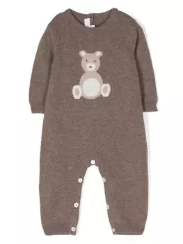 Mariella Ferrari ромпер из шерсти мериноса, коричневый