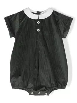 Mariella Ferrari вельветовый ромпер с закругленным воротником, зеленый