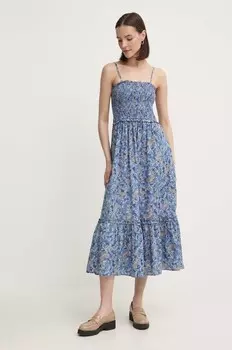 МАРИЭЛА хлопковое платье Pepe Jeans, синий