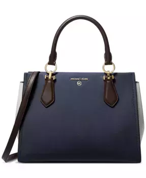 Мэрилин Средняя кожаная сумка-портфель Michael Kors, мультиколор