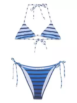 Мариньер Деграде бикини Jean Paul Gaultier, синий