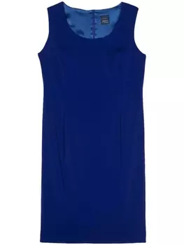 Marina Rinaldi платье с выточками, синий