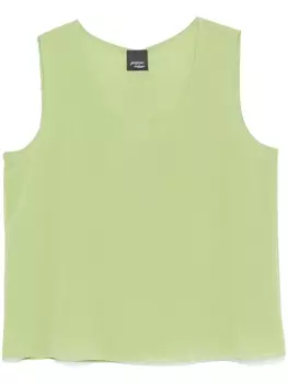 Marina Rinaldi топ без рукавов, зеленый