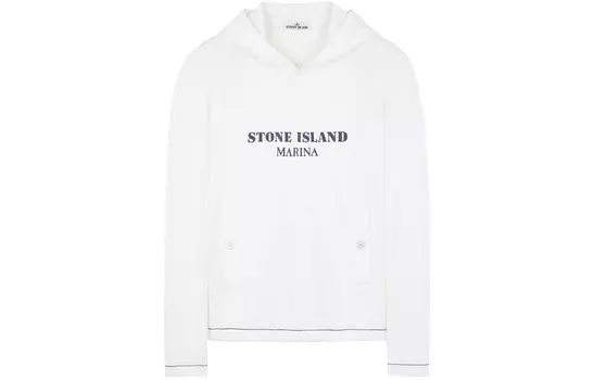 Марина Толстовка Мужская Белый Stone Island, белый
