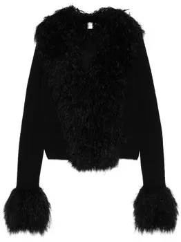 Marine Serre дикий свитер, черный