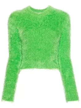 Marine Serre дикий свитер, зеленый