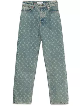 Marine Serre джинсы Moon Laser
