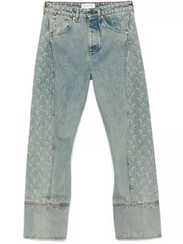 Marine Serre джинсы Moon Laser, синий