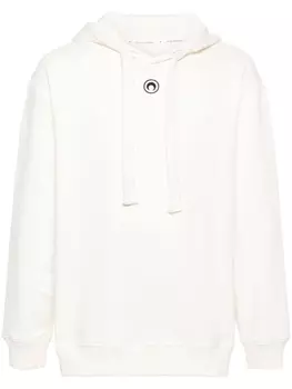 Marine Serre худи с принтом, белый