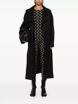 Marine Serre комбинезон с принтом, черный