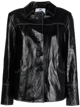 Marine Serre куртка со вставками, черный