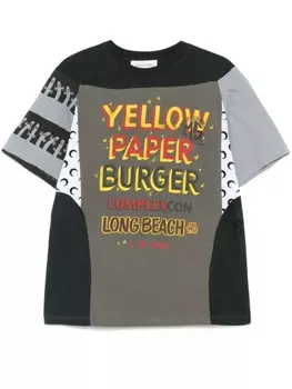 Marine Serre регенерированная футболка, серый