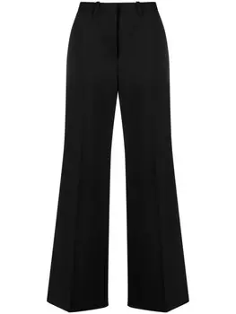 Marine Serre широкие брюки строгого кроя, черный