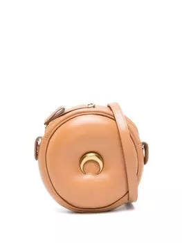 Marine Serre сумка через плечо с декором Crescent Moon, коричневый